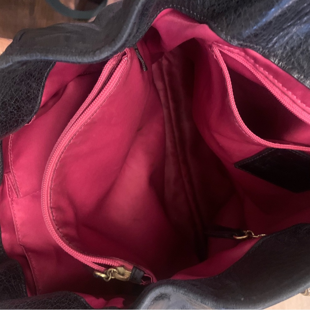 Black  Poppy Coach Camelia Bag - Picture 6 of 13
